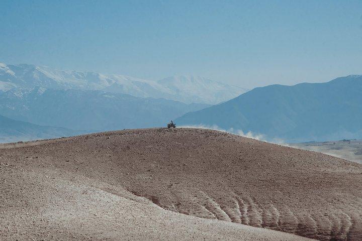 Agafay Desert Quad Bike Tour With snack in Marrakech