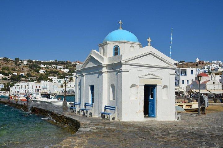 Private Tour of Little Venice, Kalafati Beach and Panagia Tourliani Monastery