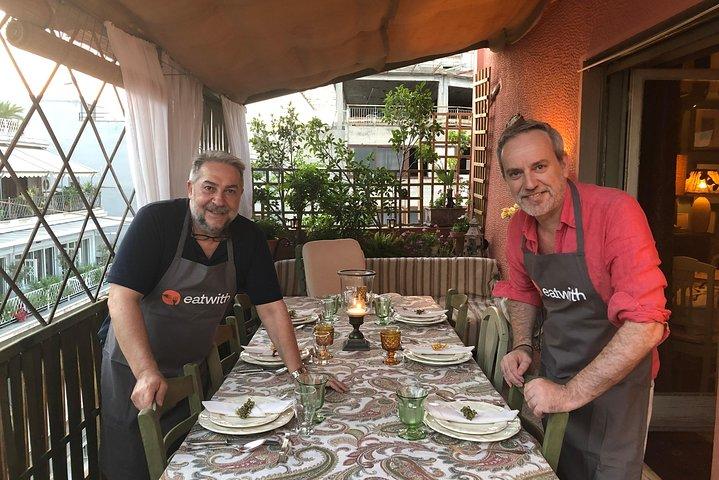 Delicious Dinner and Wine Pairing in Athens with Acropolis View