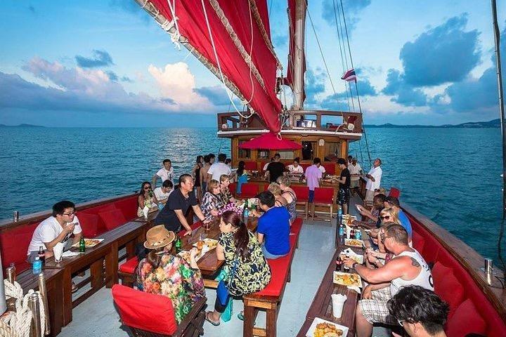 Red Baron : A Sunset Dinner Cruise from Koh Samui with Return Transfer