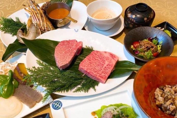 Luxurious Kobe Beef Teppanyaki Course Meal in Kobe