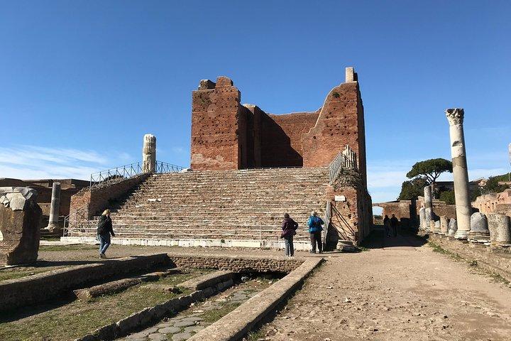 Private tour of Ostia, the ancient city harbor, by van with a PhD archaeologist
