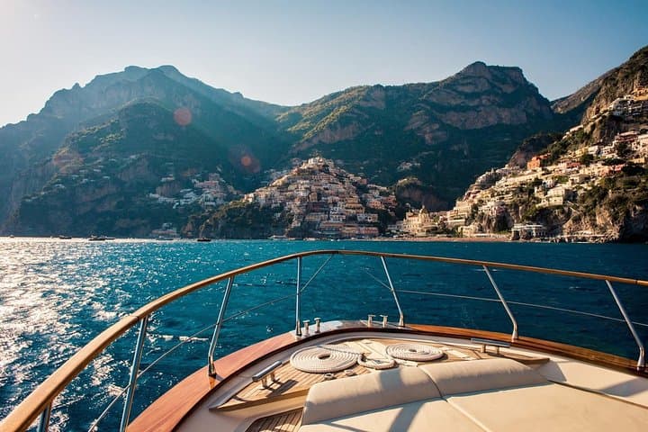Positano and Amalfi small group boat tour from Rome with high speed train