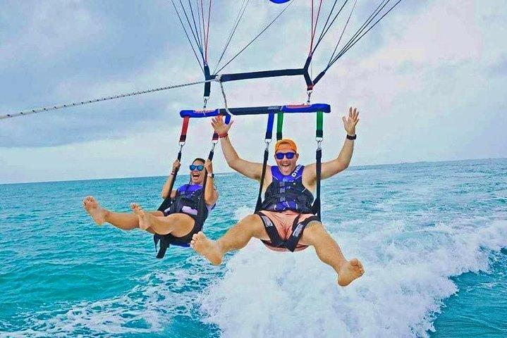 Parasailing over the Historic Key West Seaport