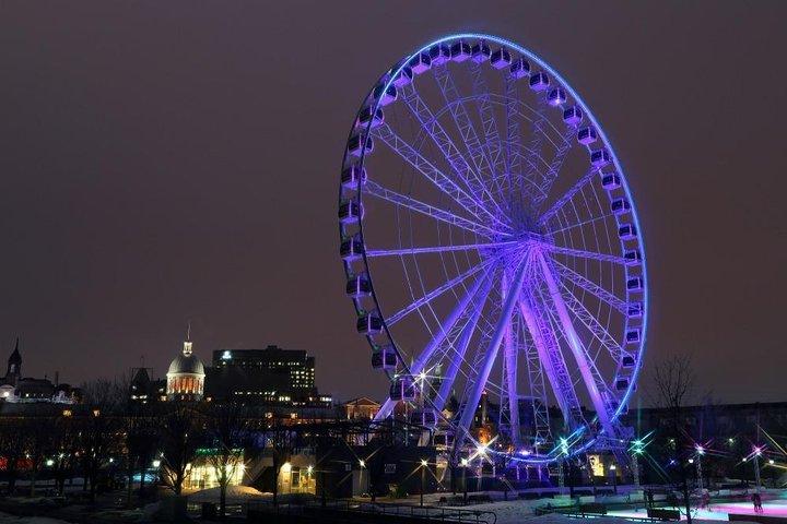 Montreal Premium Driving Night Tour with La Grand Roue Ride