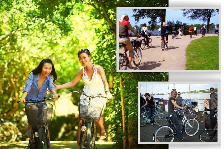 ENGLISH GUIDED BIKE TOUR HAMBURG - Alsterlake District (min.4)