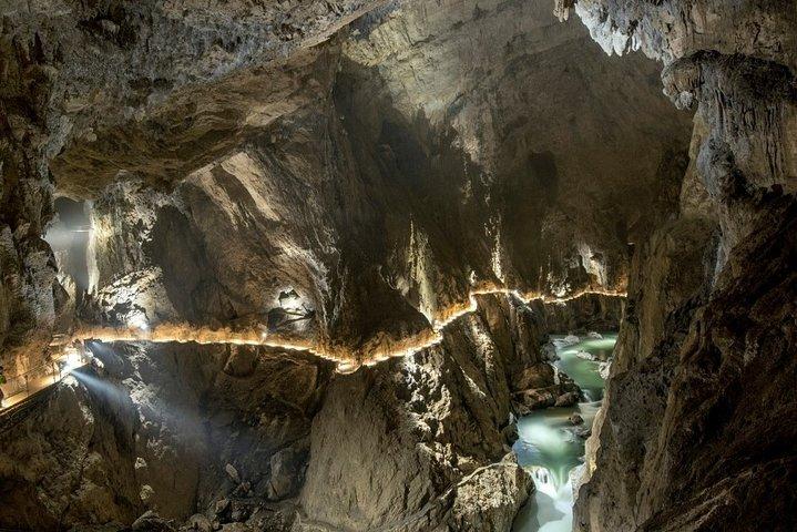 Shared group tour to UNESCO Skocjan caves from Koper