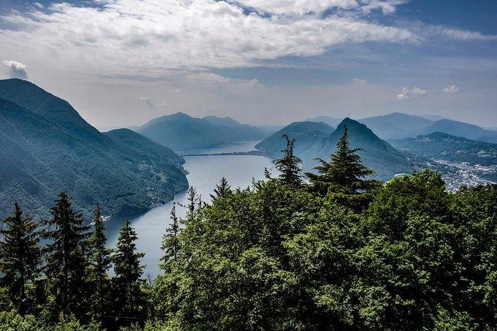 Lugano Mount Bre Lake Lugano private guided tour, from Lugano.