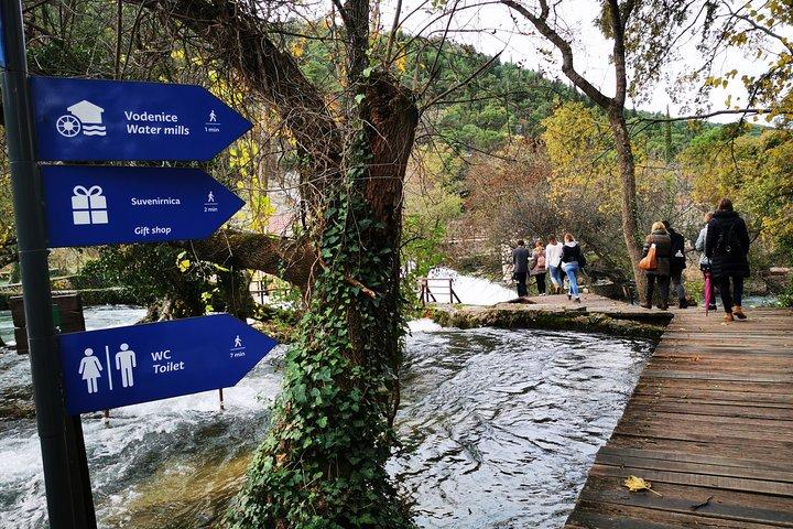From Split: Krka waterfalls small size tour
