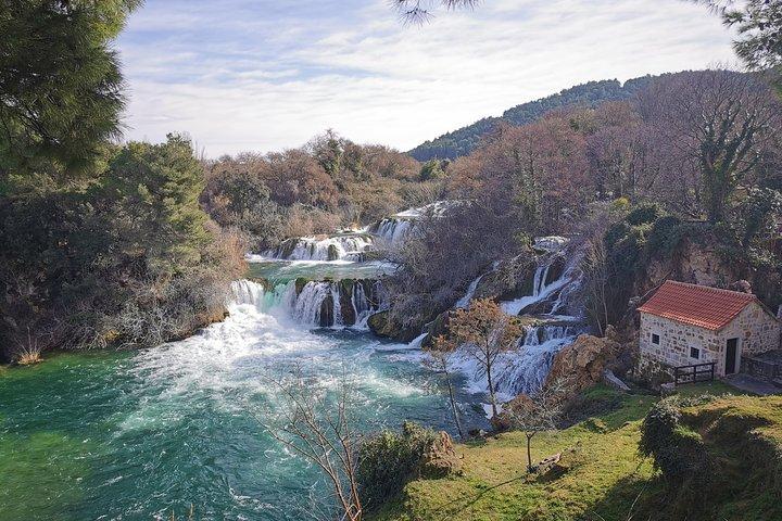 From Split: Krka waterfalls small size tour