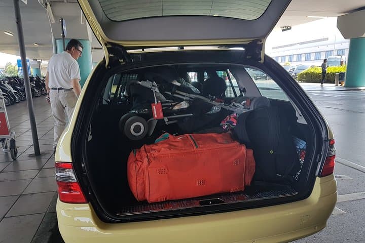 Athens Airport Private Transfer by Mercedes-Benz E Class Wagon to City Center