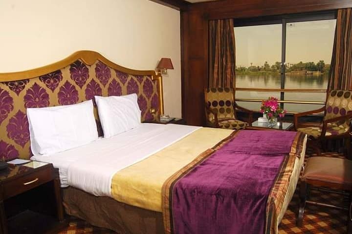4-Days Nile Cruise Aswan To Luxor and Abu Simbel with train tickets from Cairo