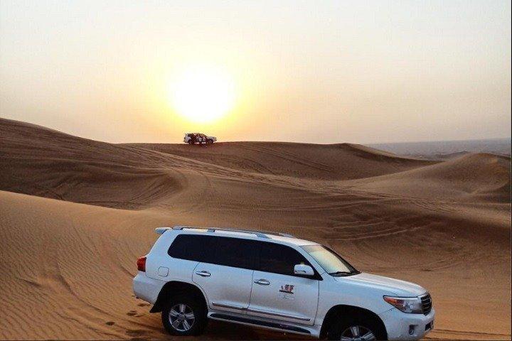 Sunset Desert Safari With BBQ Dinner, Camel Ride, Belly Dancing from Dubai