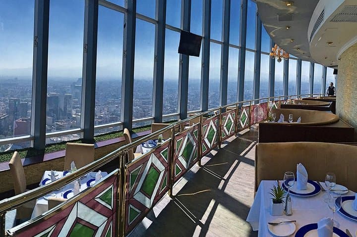 Dinner at Bellini, the largest revolving restaurant in the world