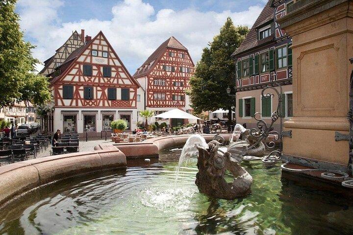 from Frankfurt: Heidelberg, Mercedes Museum / Schwetzinger Schloß