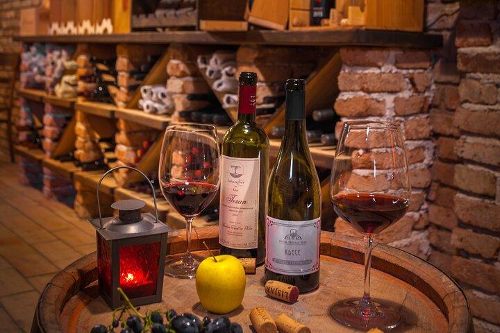 Slovenian wine tasting at Hotel Triglav Bled's wine cellar