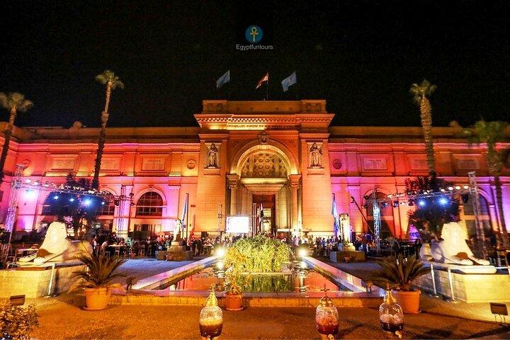 The Egyptian Museum at El-Tahrir Square at Night