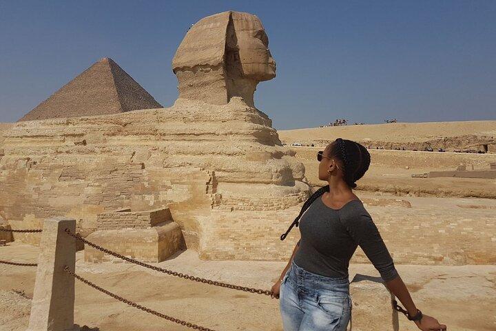 Giza pyramids, Sphinx, Grand Egyptian Museum & El-Khalili Bazaar