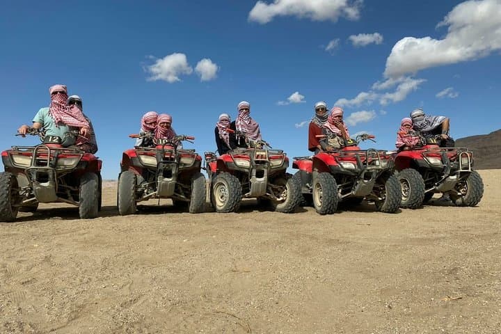 Morning or Sunset Quad Bike Desert Safari Tours in Luxor
