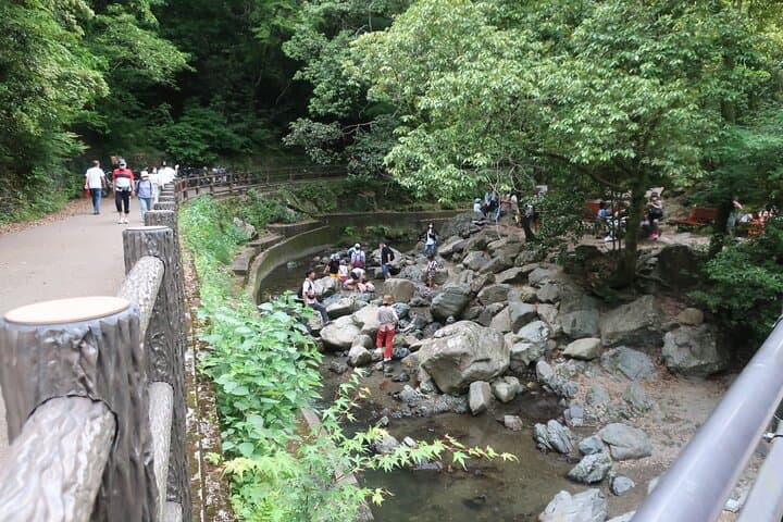 Minoh Waterfall and nature walk through the Minoh Park