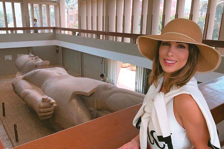 Full-Day Tour to Giza Pyramids, Sphinx, Memphis and Saqqara from Cairo