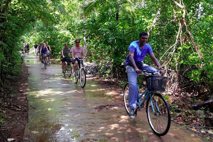 Lagoon Village by Bicycle from Galle