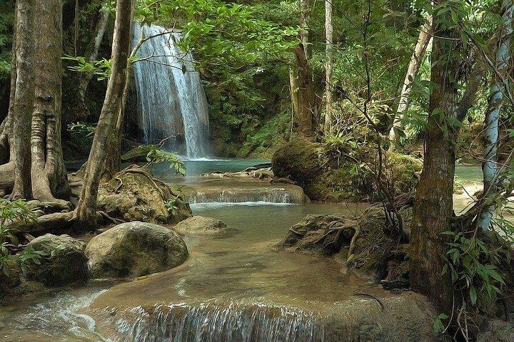 Beauty of Erawan Kanchanaburi waterfall -Private guided tour
