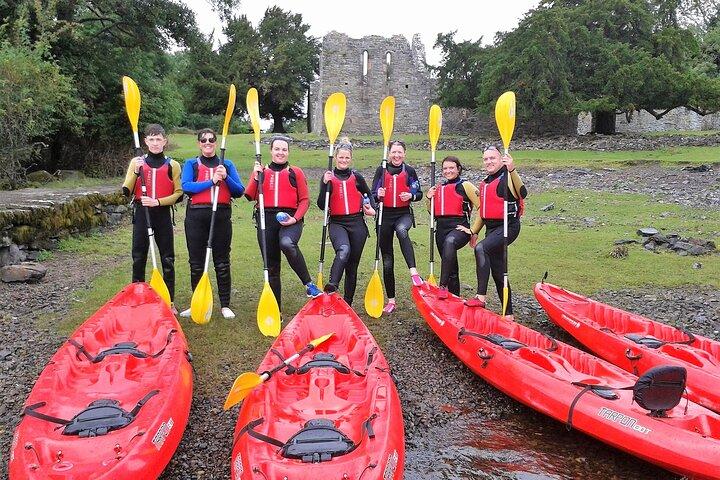 Kayak to Innisfallen island. Killarney. Guided. 2½ hours.