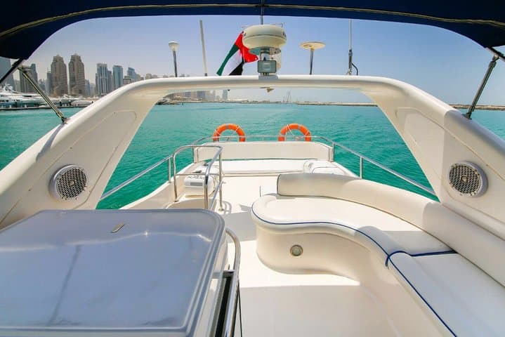Dubai Marina Luxury Private Yacht with PVT Transfers