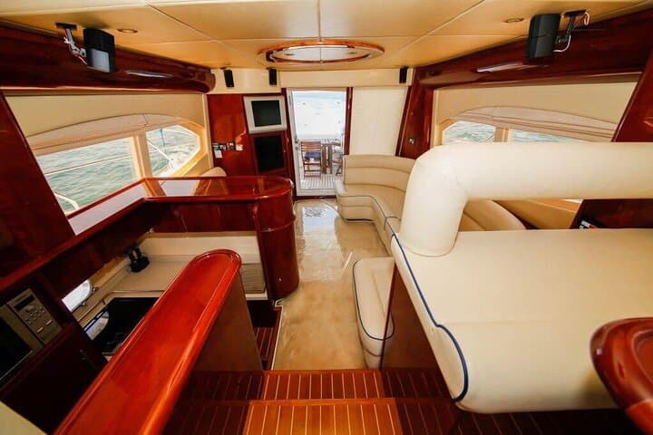 Dubai Marina Luxury Private Yacht with PVT Transfers