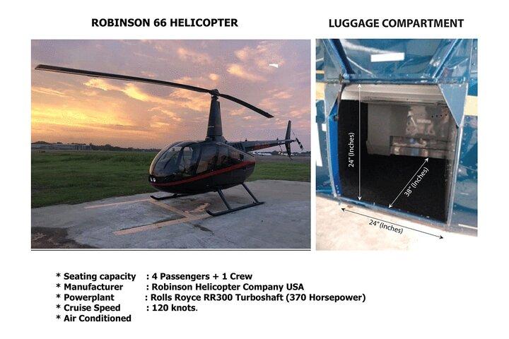 Helicopter Transfer between Ratmalana Airport (RML) and Jaffna City
