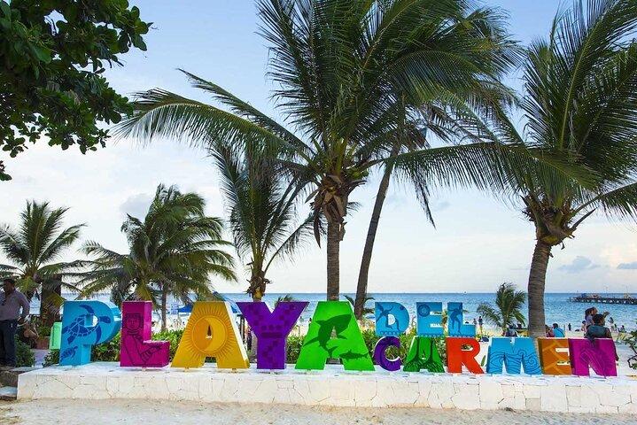 Tour 4X1 Visit Tulum, Coba, Cenote & Playa del Carmen. With lunch