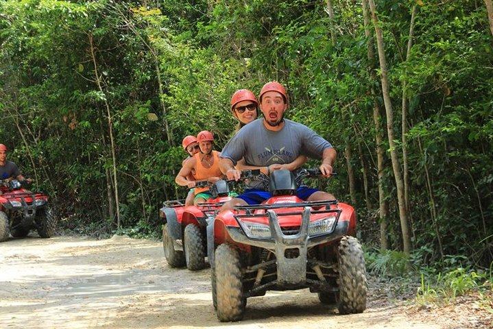 Atv, Zipline , Cenote & Lunch from Playa del Carmen
