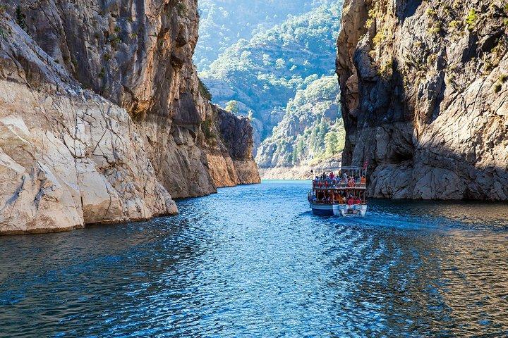 Green Canyon Boat Tour with Lunch and Drinks from Belek