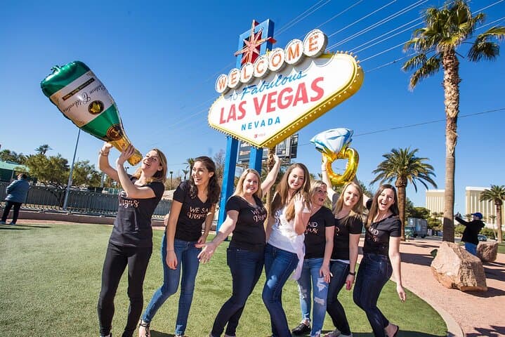 Las Vegas Strip by Super Stretch Limo with Personal Photographer