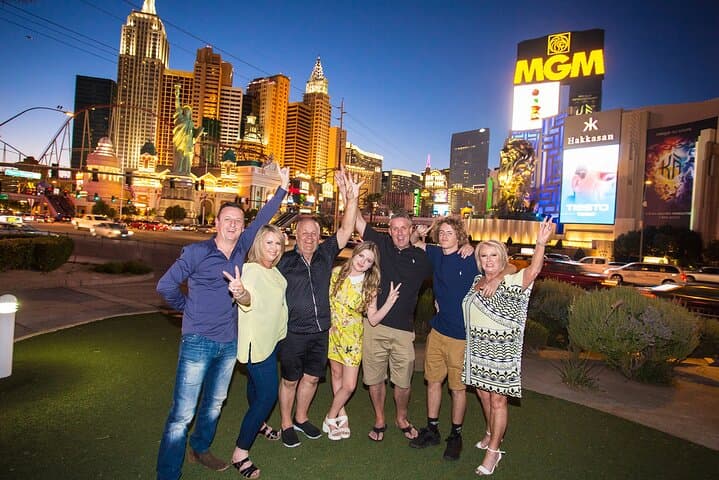 Las Vegas Strip by SUV Stretch Limo with Personal Photographer