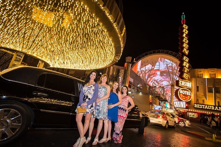 Las Vegas Strip by SUV Stretch Limo with Personal Photographer