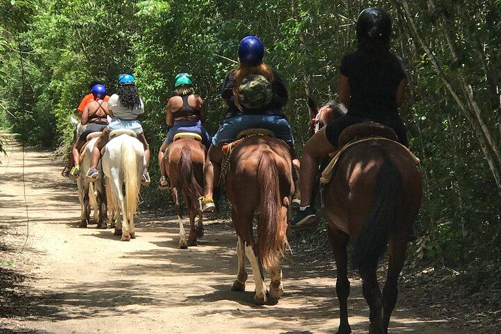 ATV Combo Horseback Riding, ATV, Ziplines, Cenote and Lunch