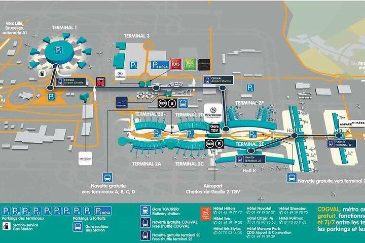 Private departure transfer from Paris to Paris Orly Airport