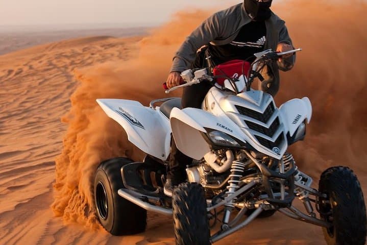 Quad Bike Thrill: 30/60-Minute Red Dune Adventure with Camel Ride