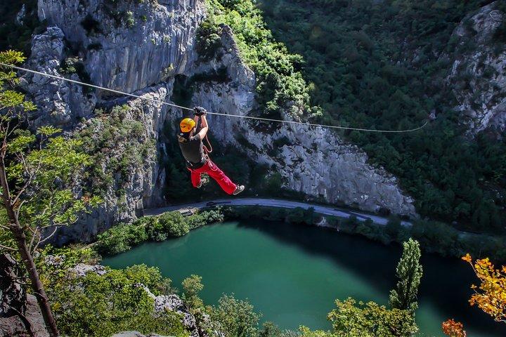 Zipline Croatia: Cetina Canyon Zipline Adventure from Omis
