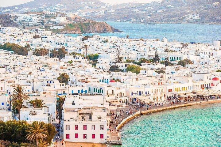 Private Helicopter Transfer from Athens to Mykonos