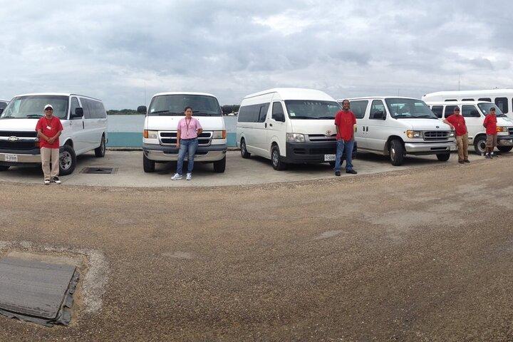 Caves and Altun Ha pickup from Ambergris caye V.i.V.