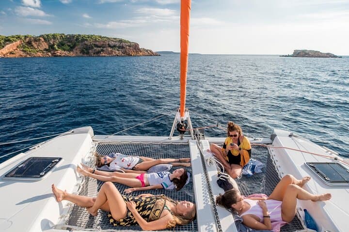 Athens Semi Private Sunset Catamaran Cruise with meal & drinks