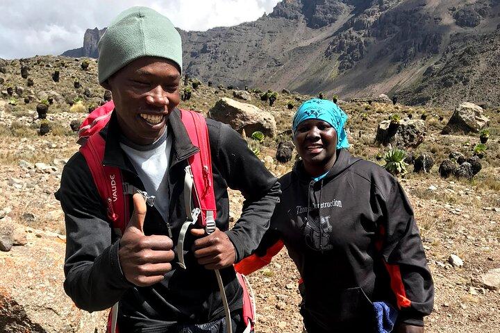 5 Days Mt. Kenya Sirimon route out Chogoria Route with Peak Circuit