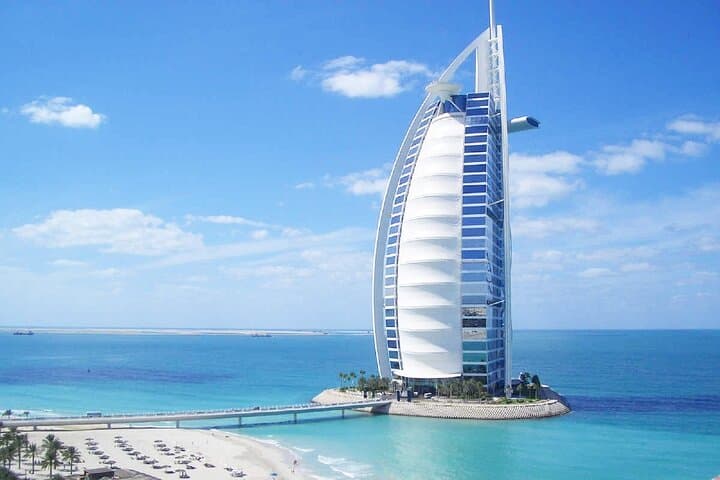 Private New Dubai Tour with Afternoon Tea in Burj al Arab and Burj Kalifa Ticket