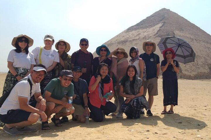 Private tour to Sakkara, Memphis, and Dahshur including entrance fees with Lunch