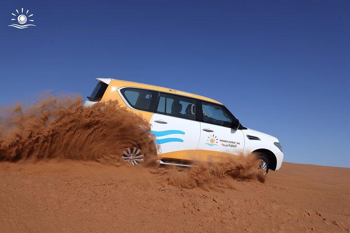Morning Desert Safari in Dubai with Camel Ride & Sand Boarding