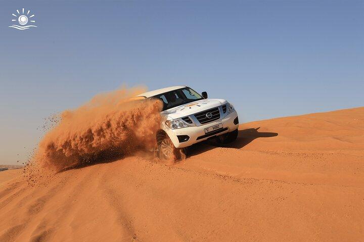 Morning Desert Safari in Dubai with Camel Ride & Sand Boarding