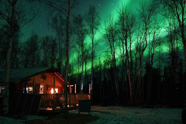 Northern lights and Aurora Photgraphy with Warm Geodesic Dome